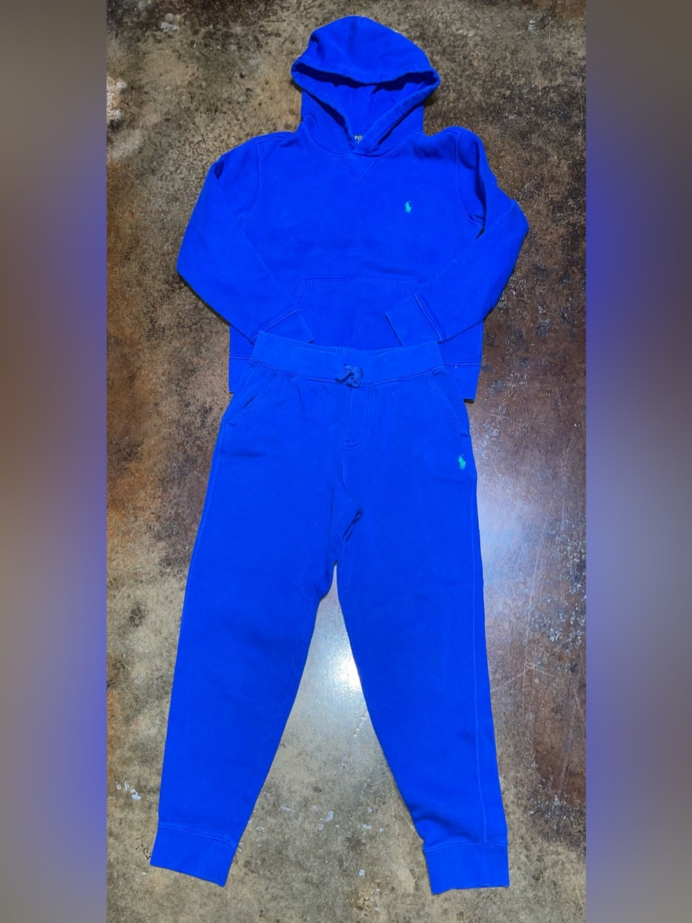 Polo by Ralph Lauren Kids Royal Blue Jogger Sweat pant Set
